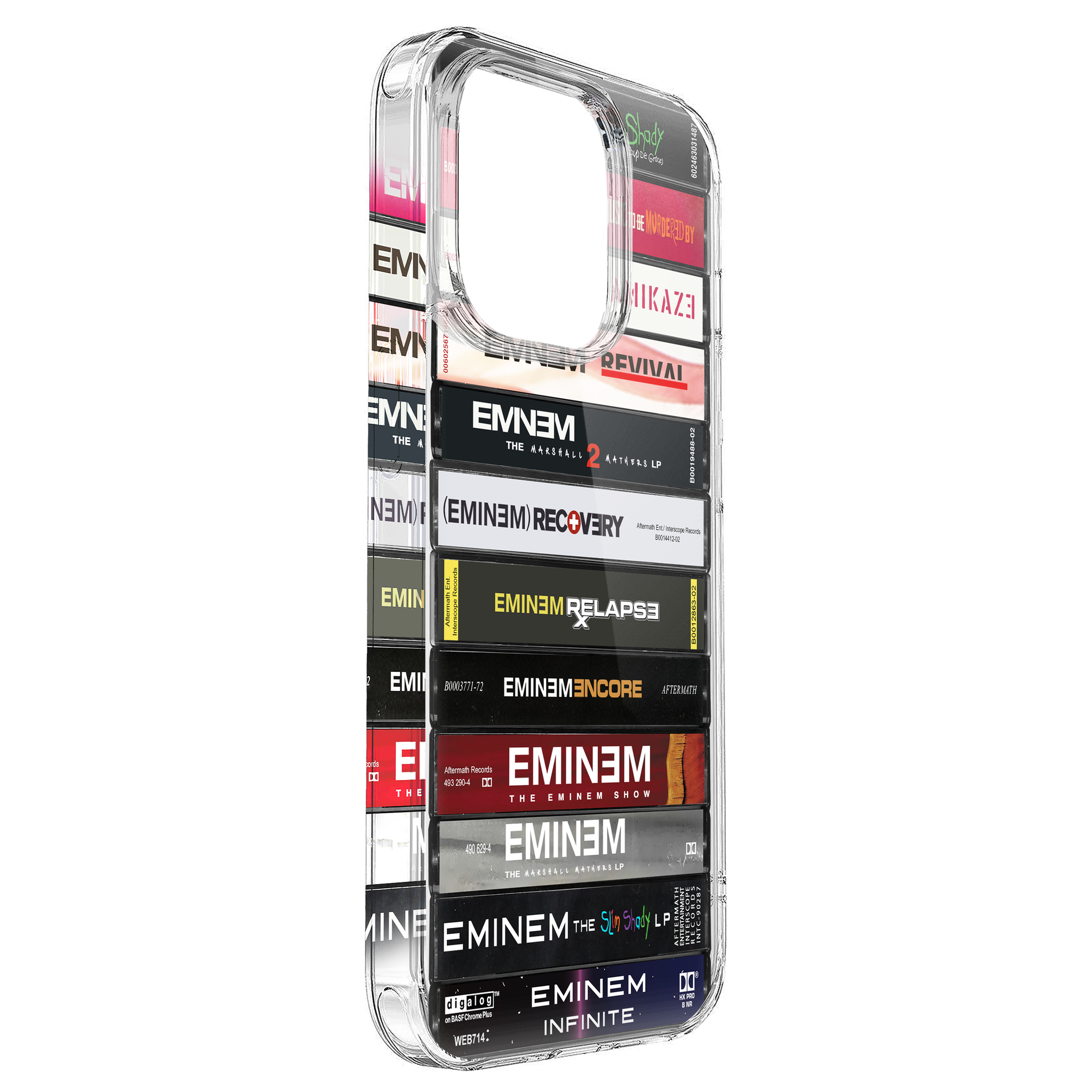 Eminem Albums Cassette Collection Retro MagSafe Phone Case