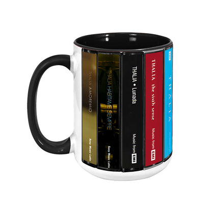Thalia Albums Cassette Retro Collection Accent Mug