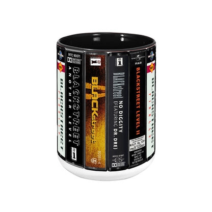 BLACKstreet Albums Cassette Collection Retro Accent Mug