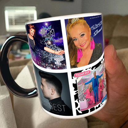 2000s Euro-Pop Albums Cover Collection Retro Mug