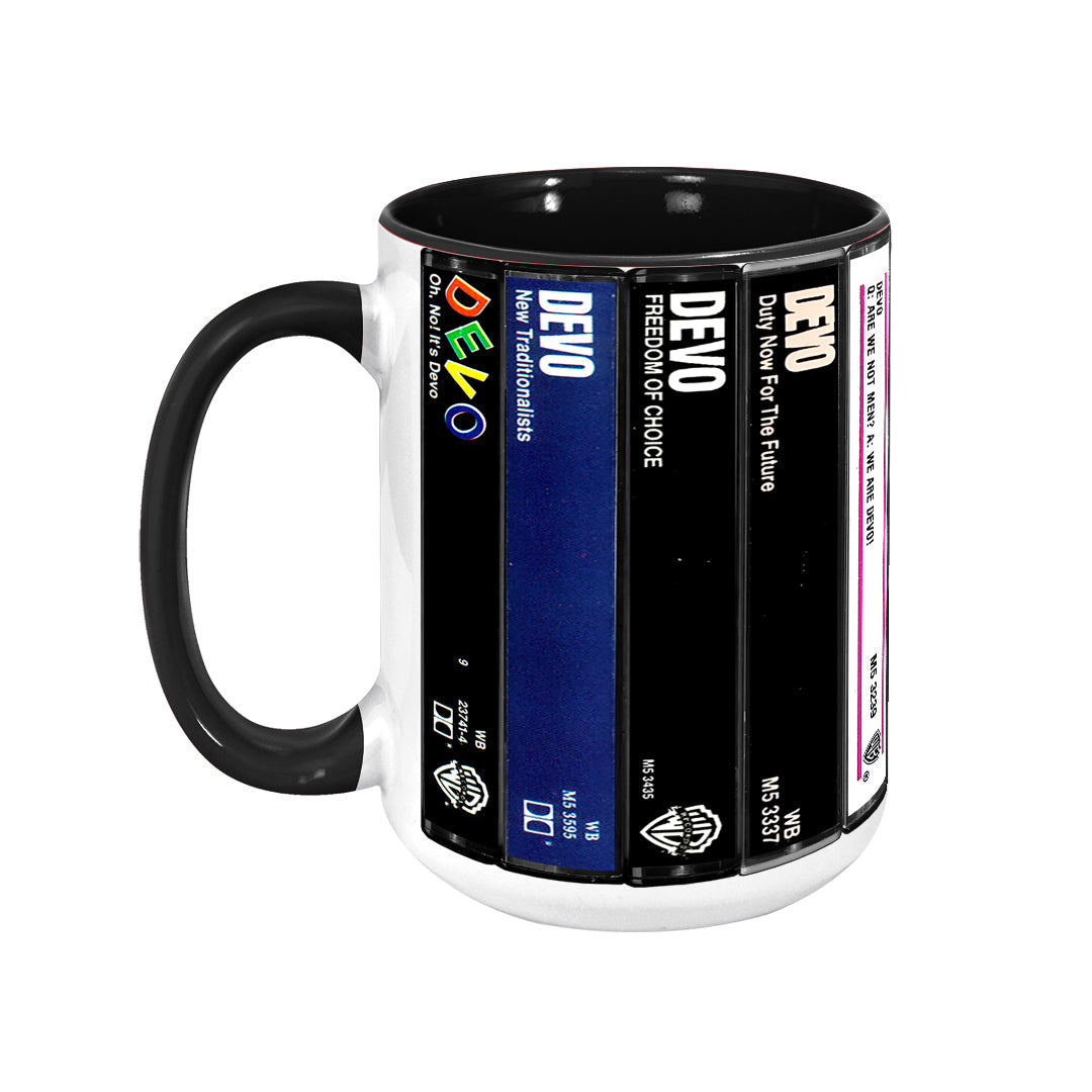 Devo Albums Cassette Retro Collection Accent Mug
