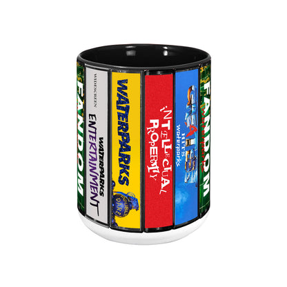 Waterparks Albums Cassette Collection Retro Accent Mug
