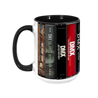 DMX Albums Cassette Collection Retro Accent Mug