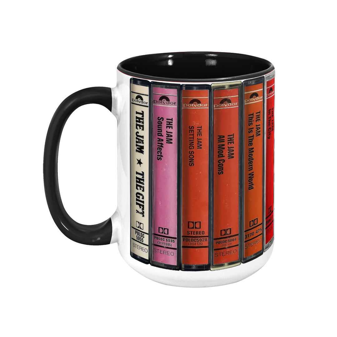 The Jam Albums Cassette Retro Collection Accent Mug