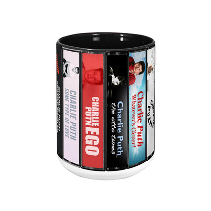 Charlie Puth Albums Cassette Collection Retro Accent Mug