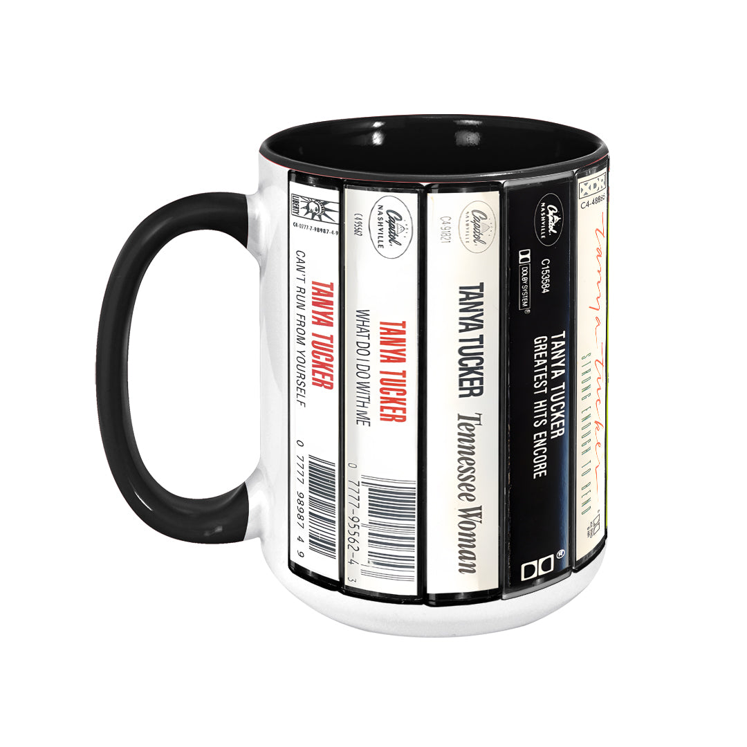 Tanya Tucker Albums Cassette Retro Collection Accent Mug