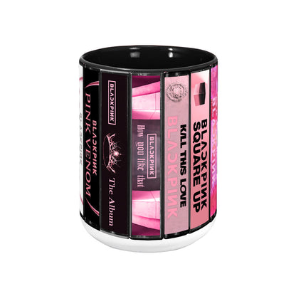 Blackpink Albums Cassette Collection Retro Accent Mug