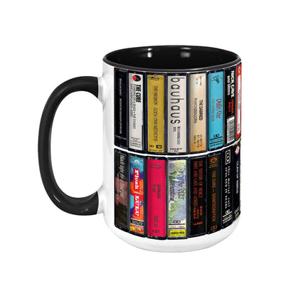 Goth Albums Cassette Retro Collection Accent Mug