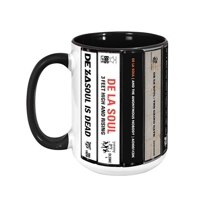 De La Soul Albums Cassette Collection Retro Accent Mug
