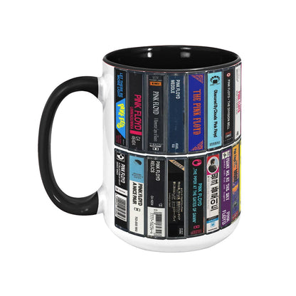 Pink Floyd Albums Cassette Retro Collection Accent Mug - Extended Version