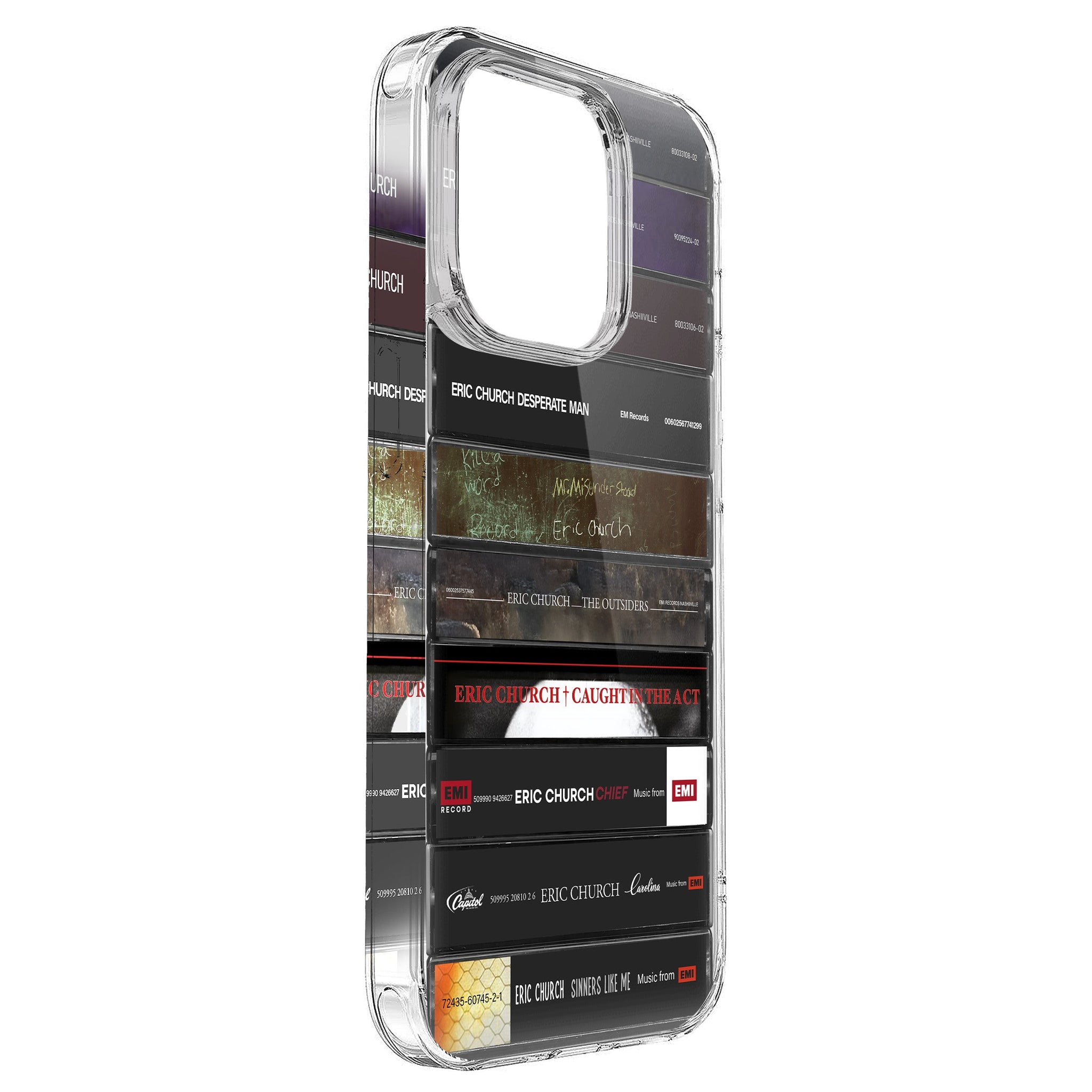 Eric Church Albums Cassette Collection Retro Phone Case