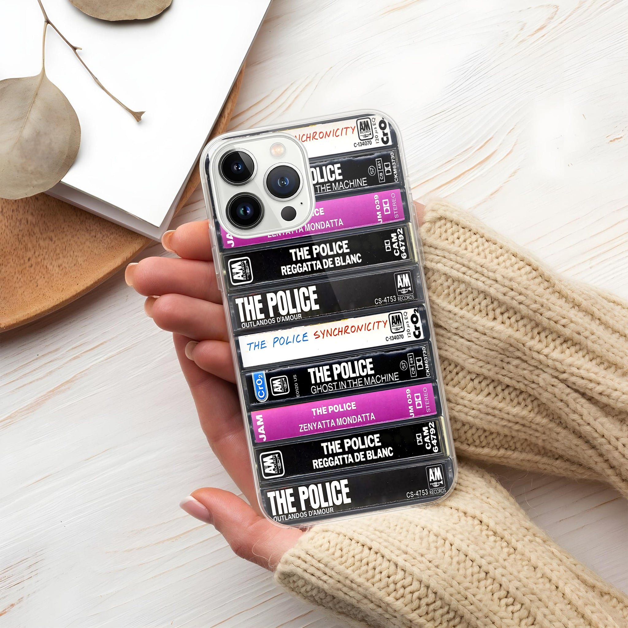 The Police Albums Cassette Collection Retro Phone Case