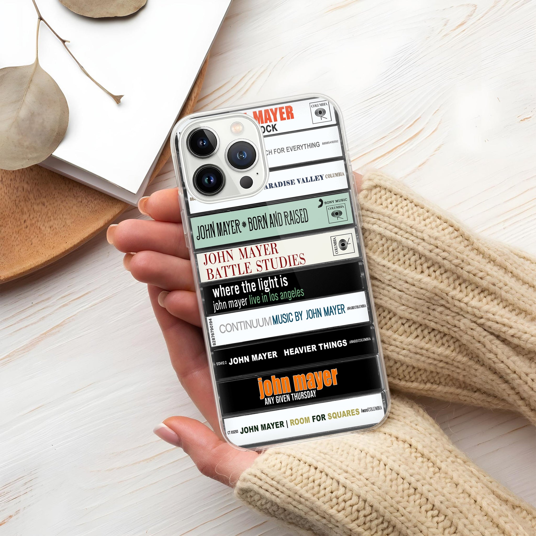 John Maye Albums Cassette Collection Retro Phone Case
