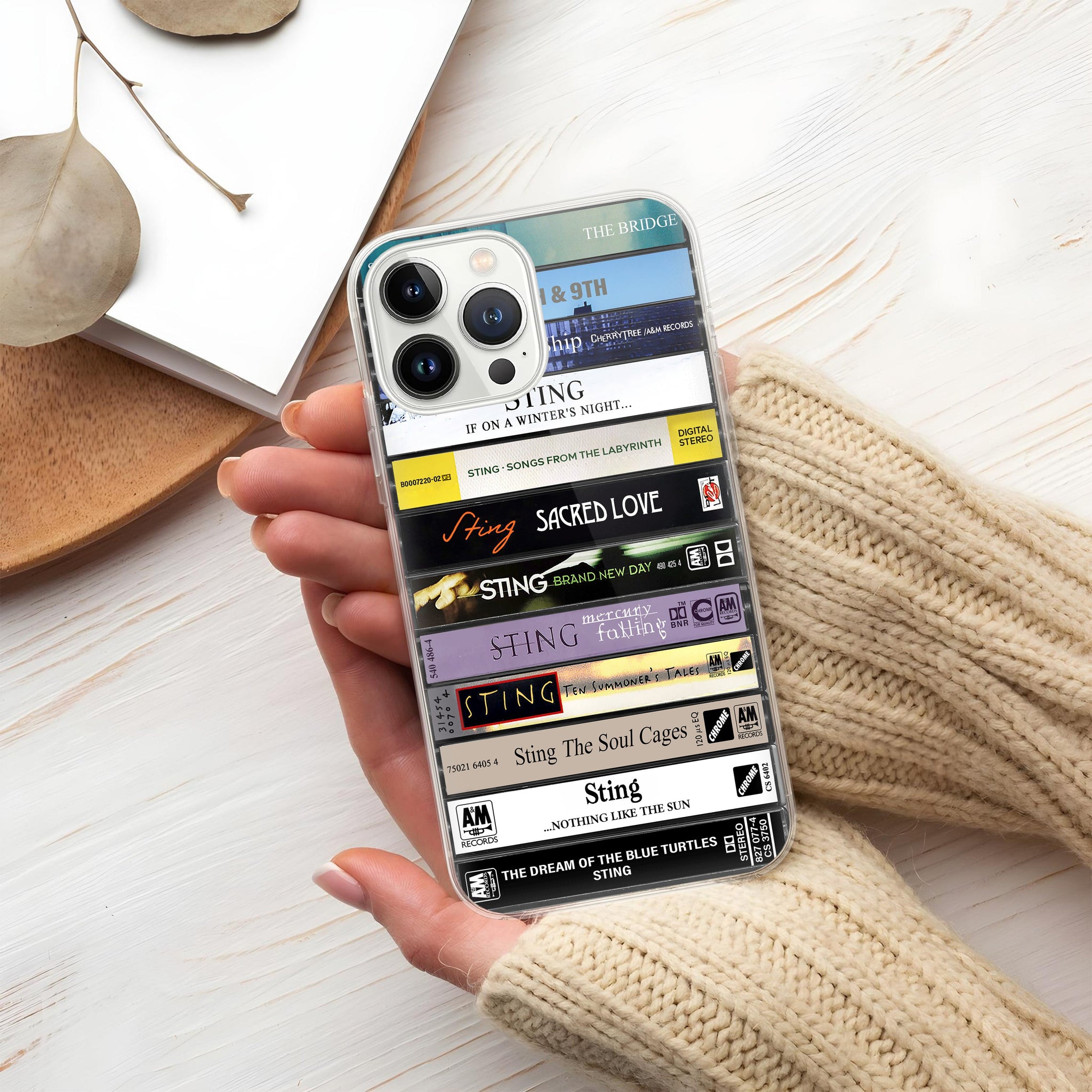 Sting Albums Cassette Collection Retro Phone Case