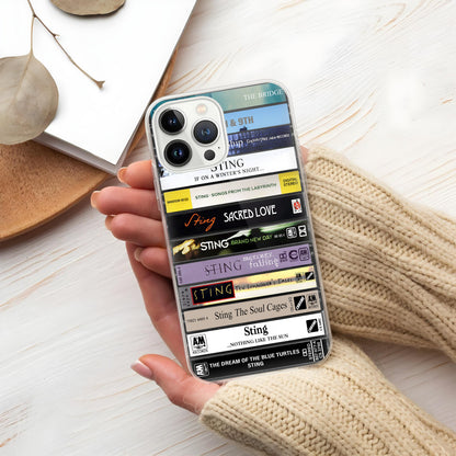 Sting Albums Cassette Collection Retro Phone Case