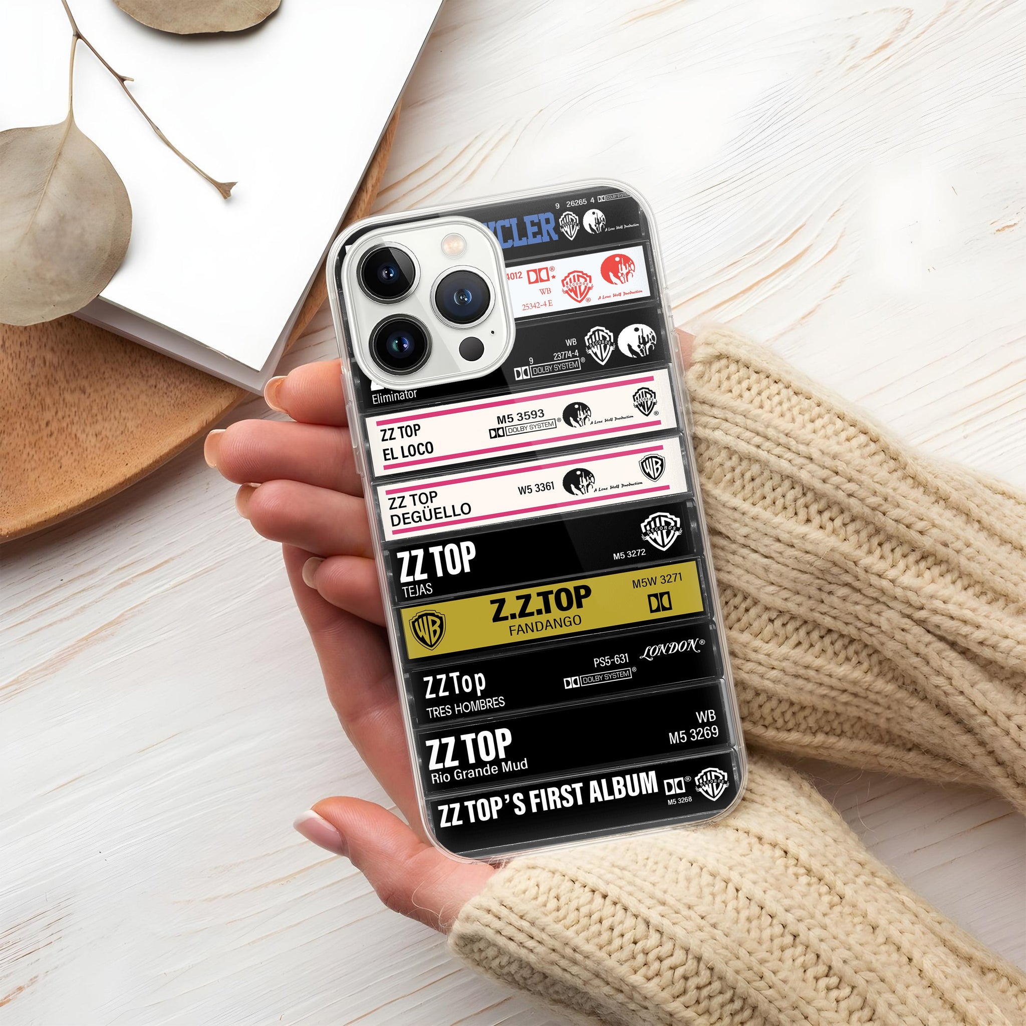 ZZ Top Albums Cassette Collection Retro Phone Case