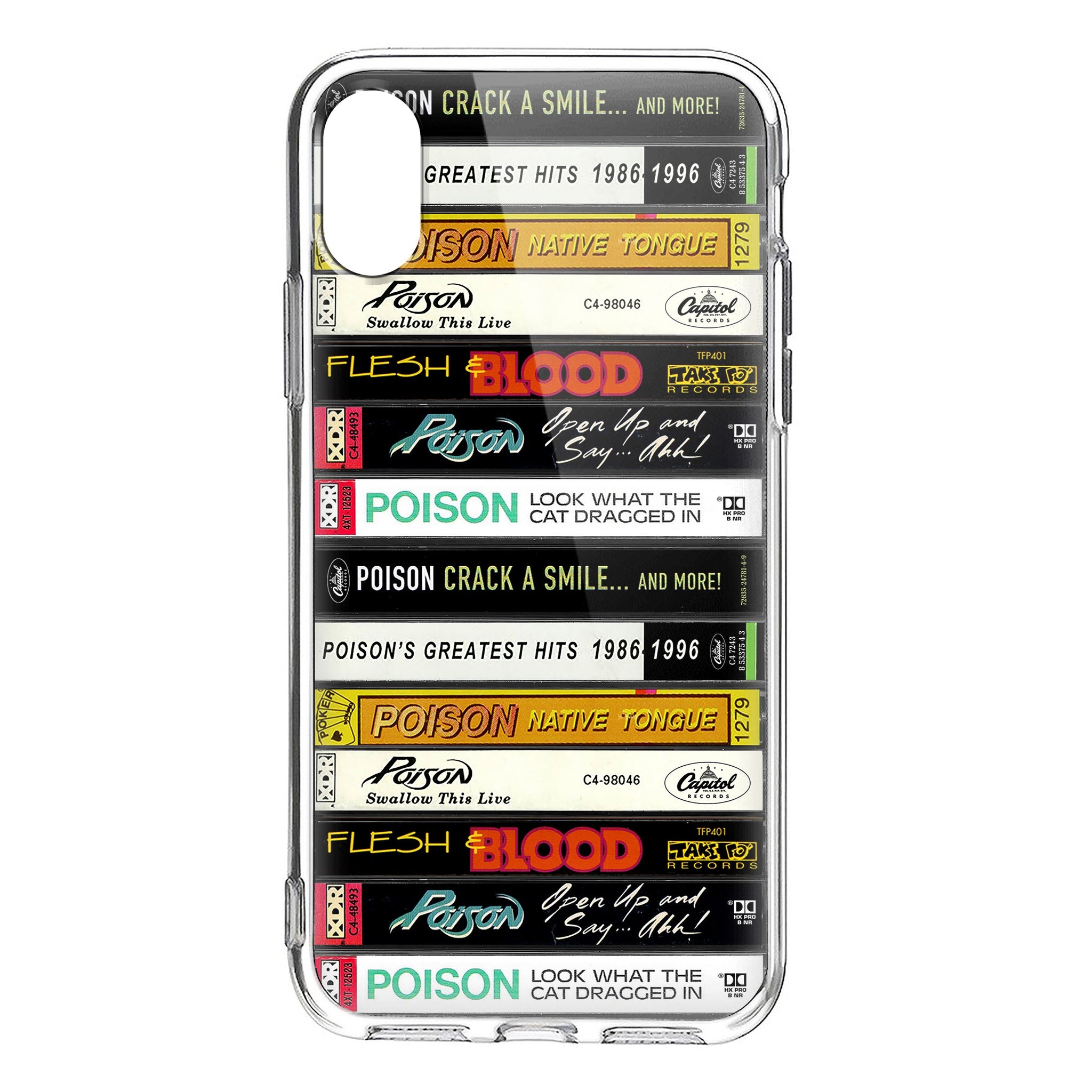 Poison Albums Cassette Collection Retro Phone Case