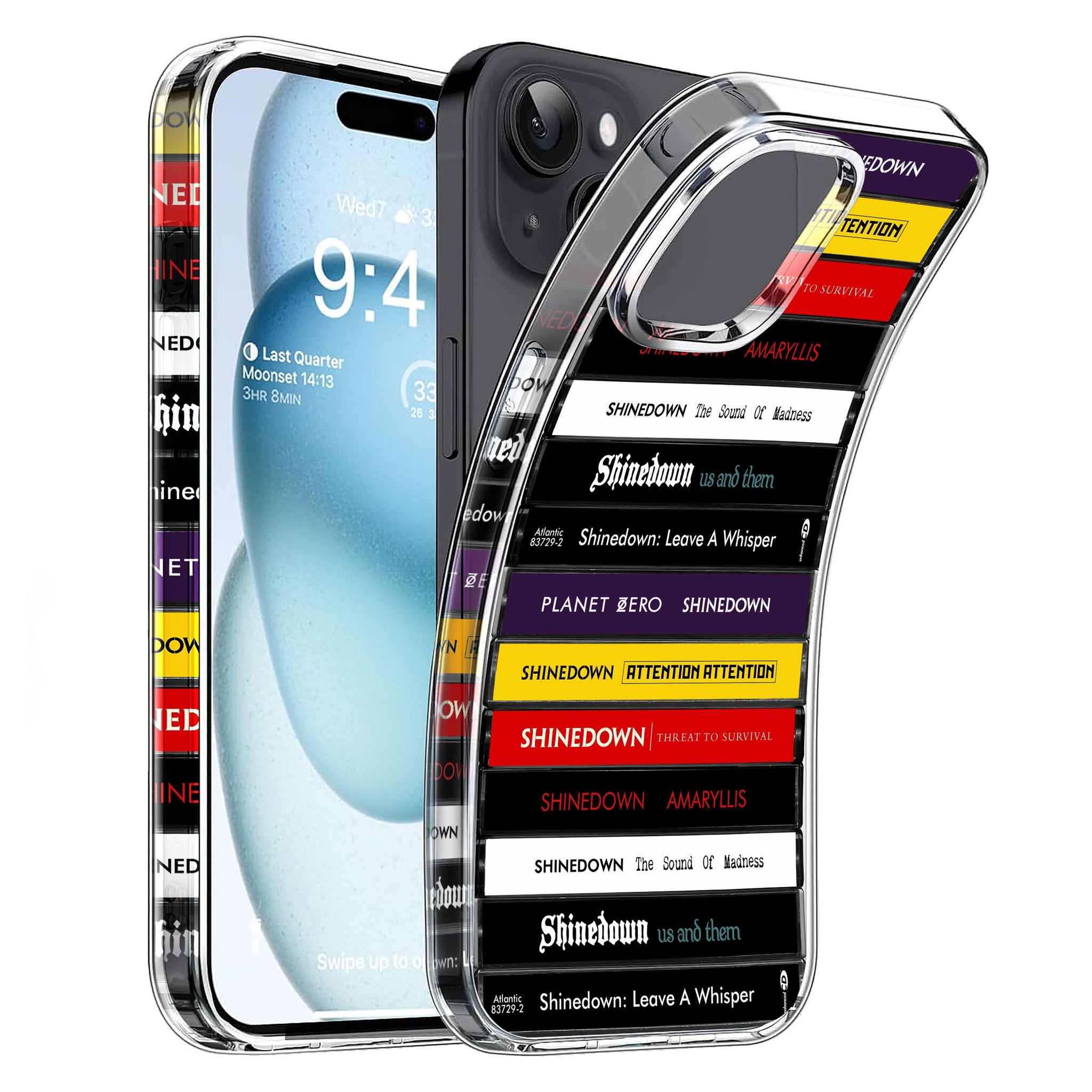 Shinedown Albums Cassette Collection Retro Phone Case