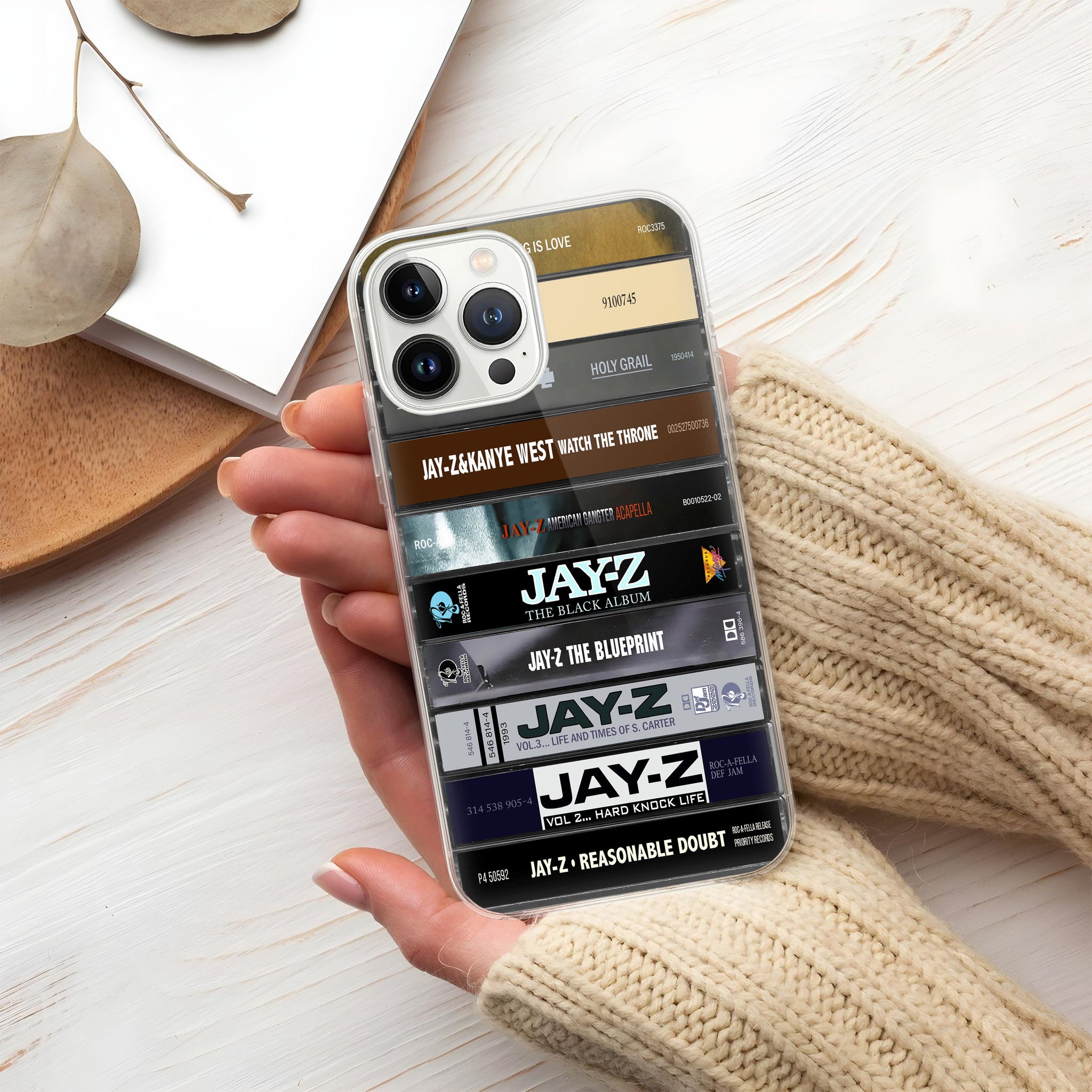 JayZ Albums Cassette Collection Retro Phone Case