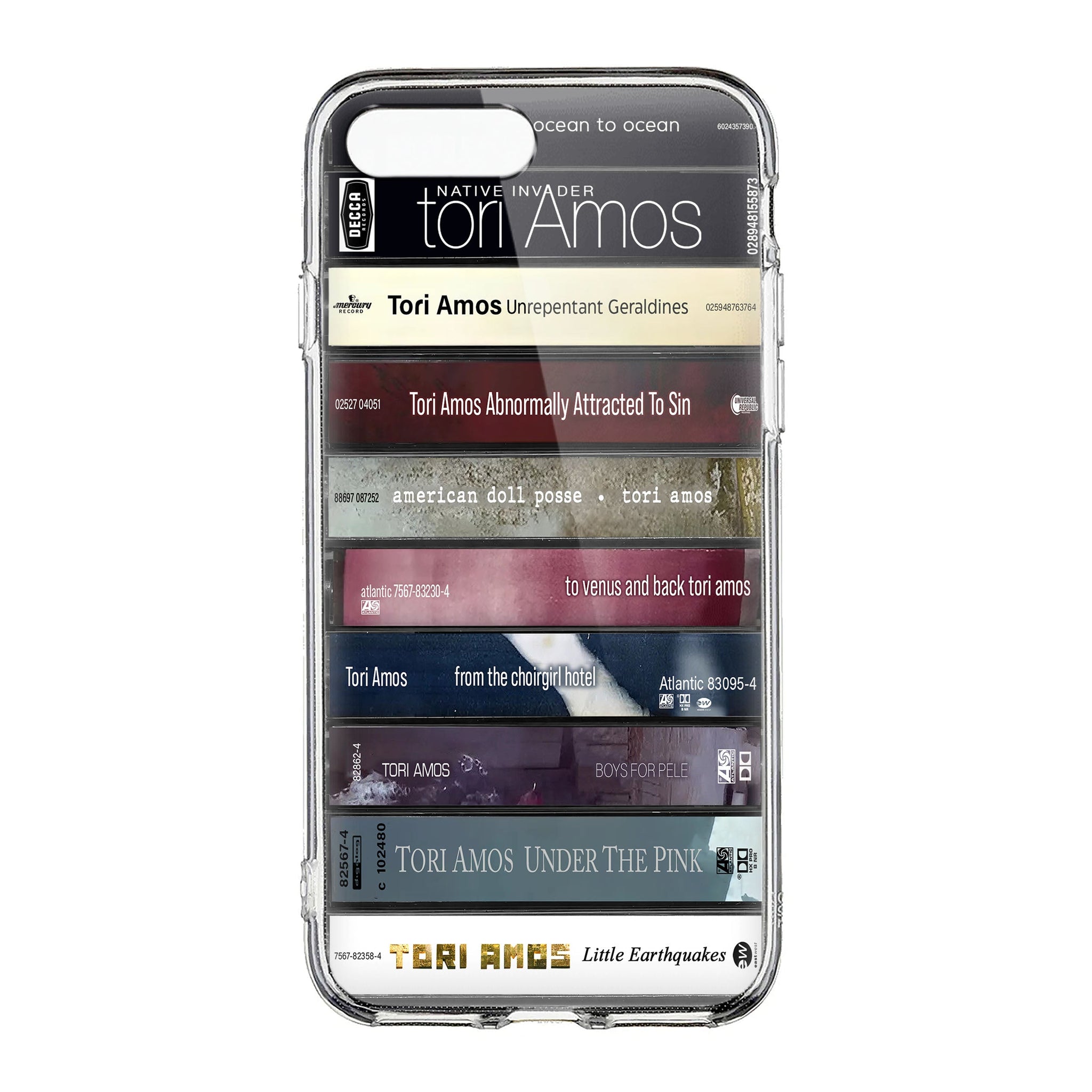 Tori Amos Albums Cassette Collection Retro Phone Case