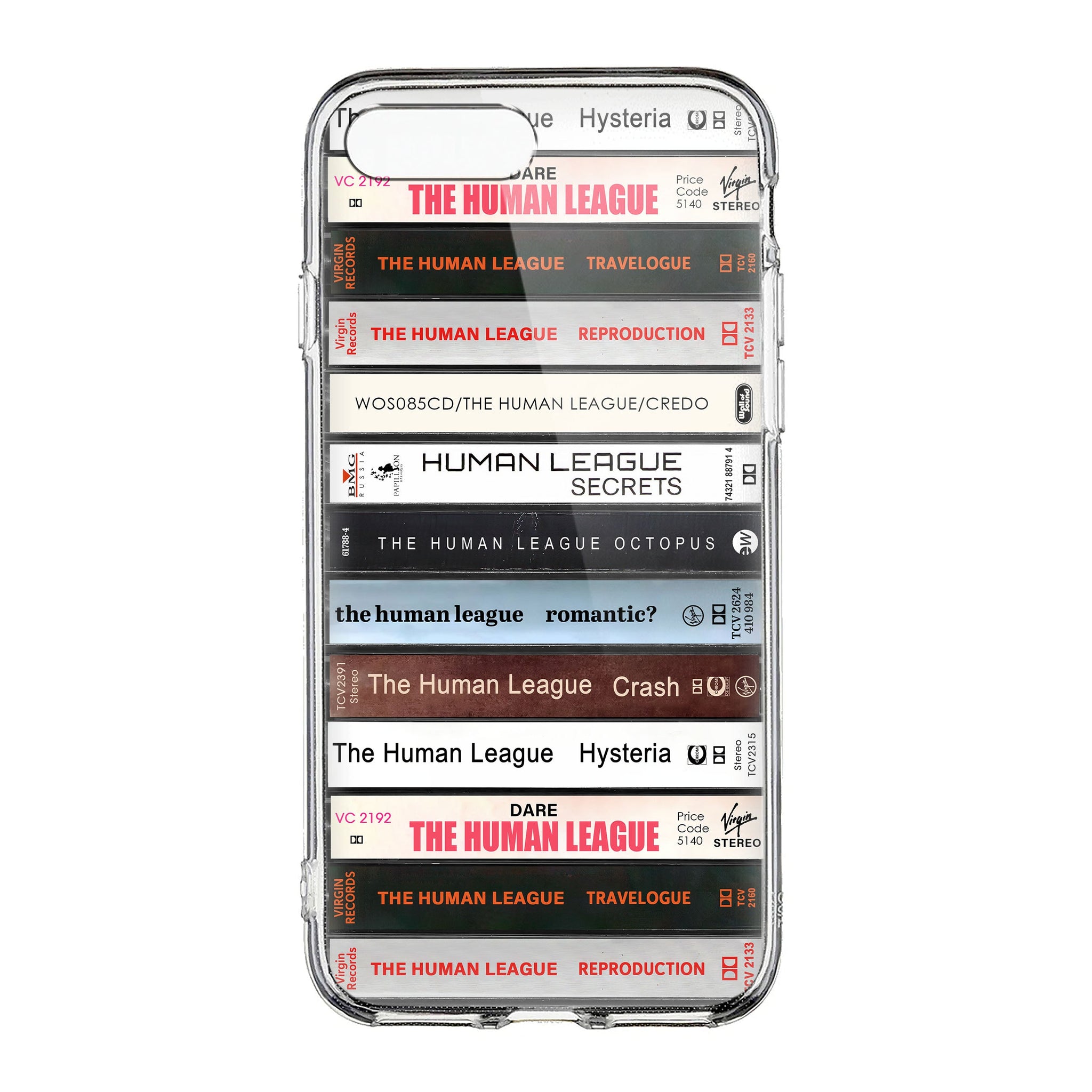 The Human League Albums Cassette Collection Retro Phone Case