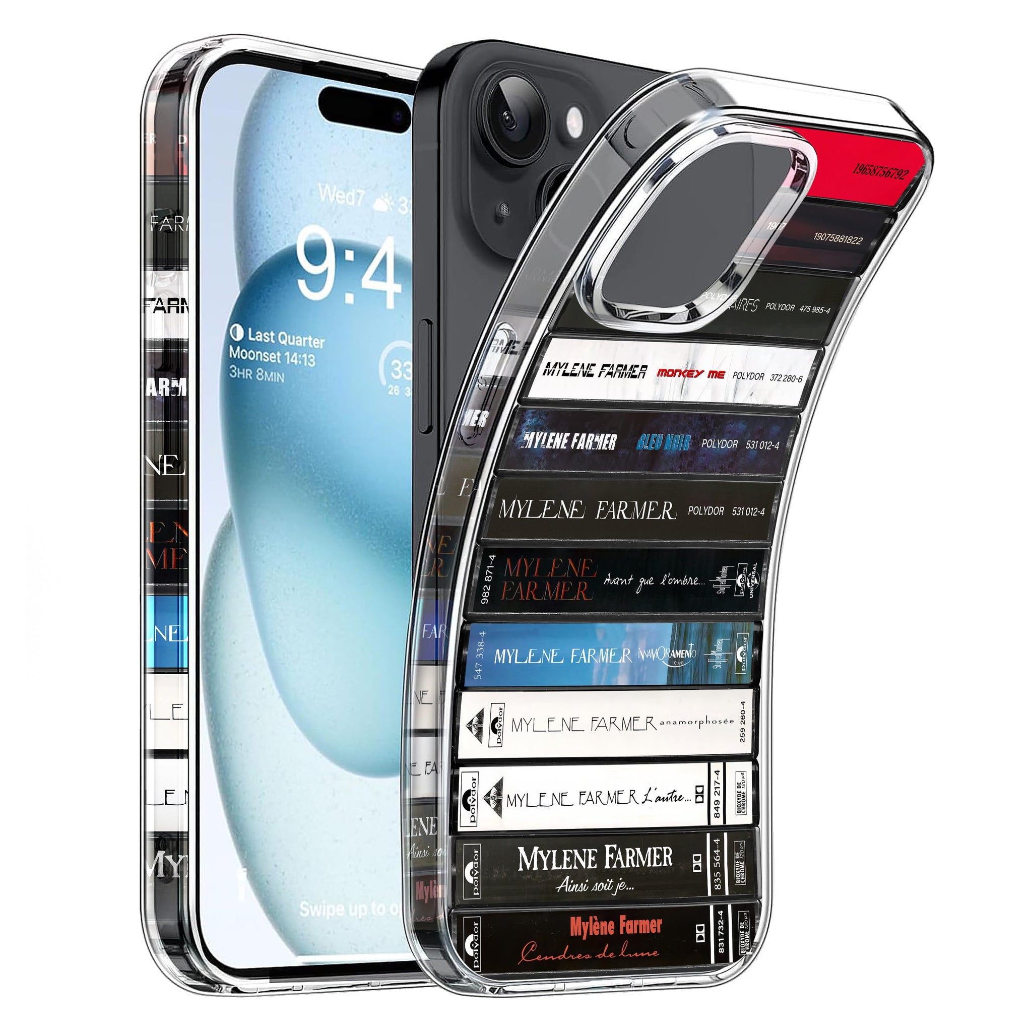 Myl��ne Farmer Albums Cassette Collection Retro Phone Case