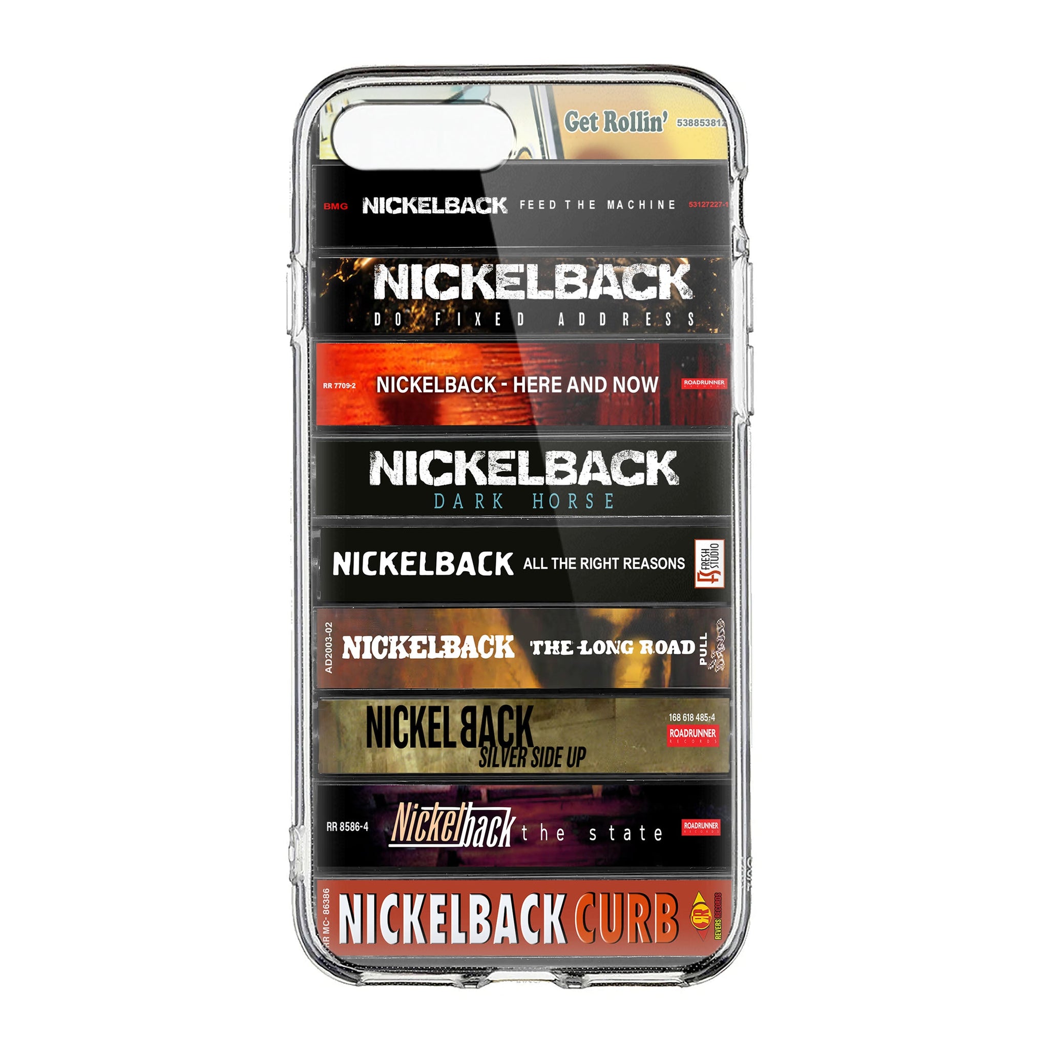 Nickelback Albums Cassette Collection Retro Phone Case