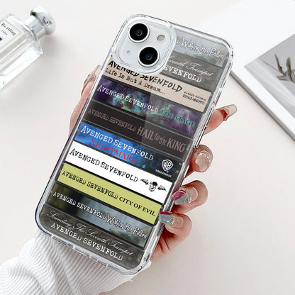 Avenged Sevenfold Albums Cassette Collection Retro Phone Case