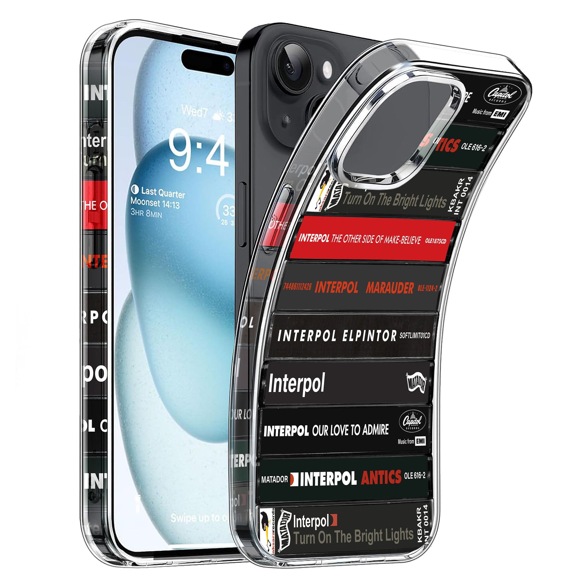 Interpol Albums Cassette Collection Retro Phone Case