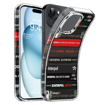 Interpol Albums Cassette Collection Retro Phone Case