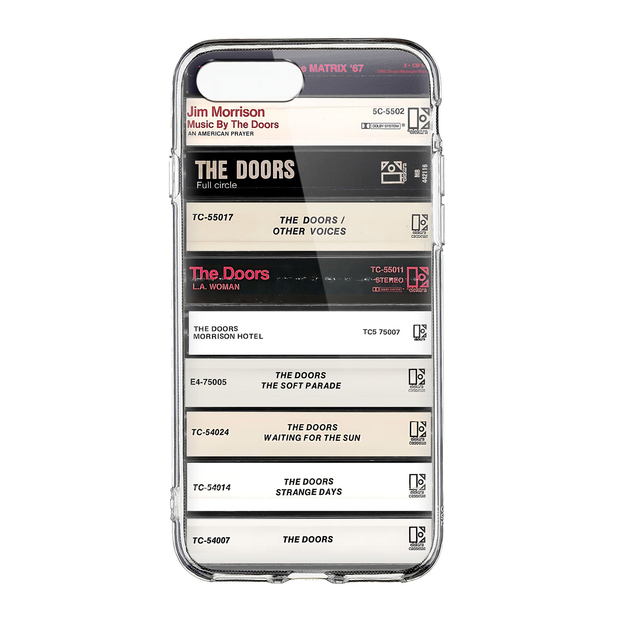 The Doors Albums Cassette Collection Retro Phone Case