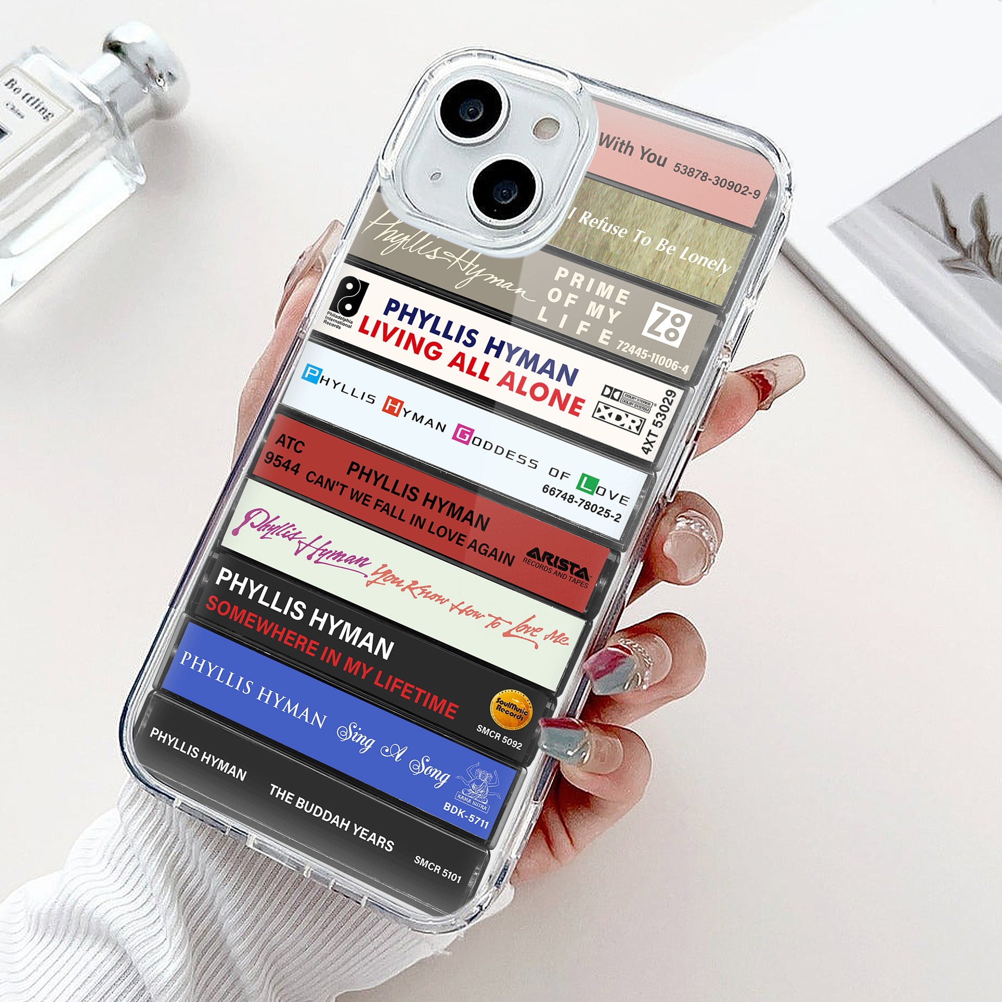 Phyllis Hyman Albums Cassette Collection Retro Phone Case