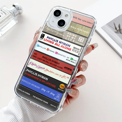 Phyllis Hyman Albums Cassette Collection Retro Phone Case