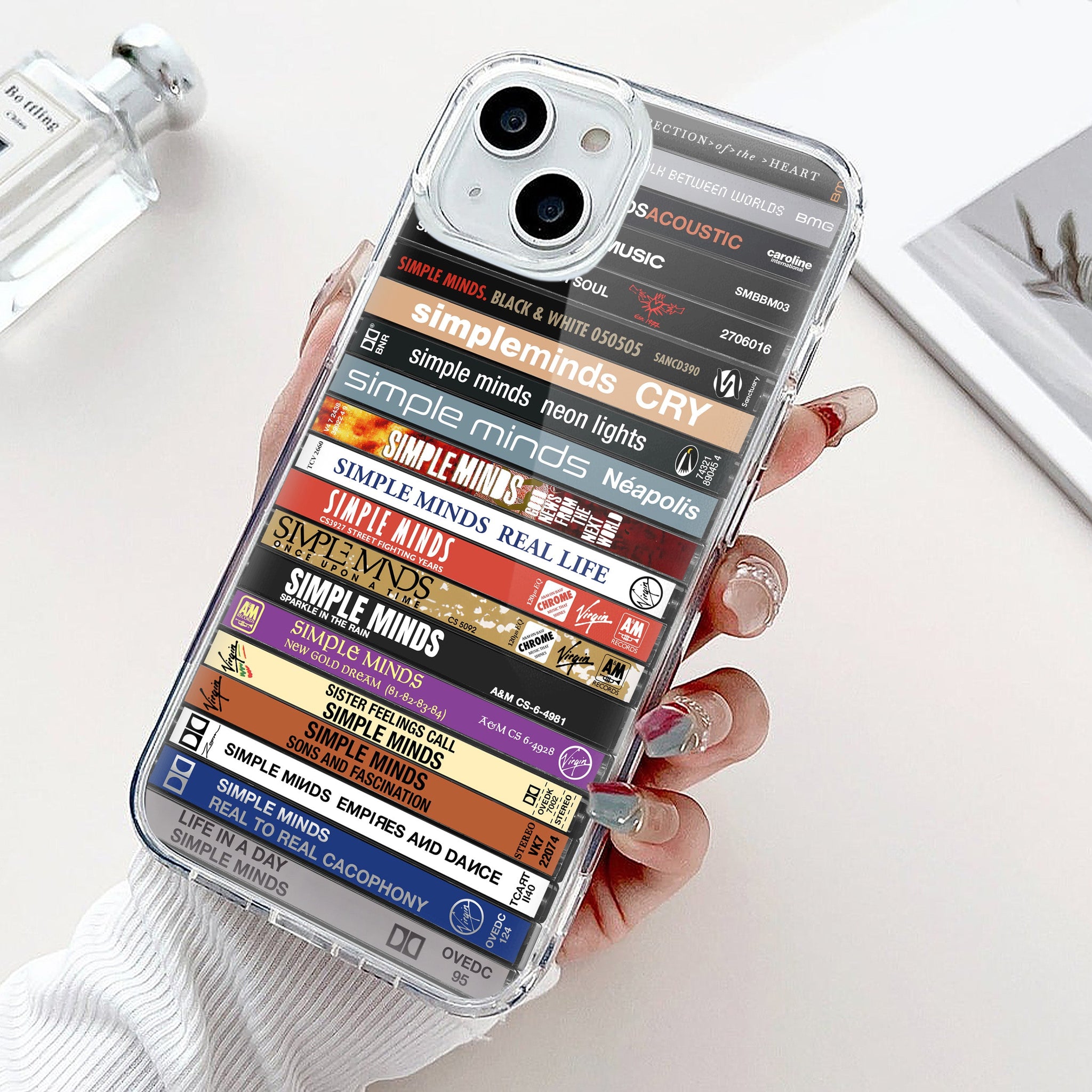 Simple Minds Albums Cassette Collection Retro Phone Case