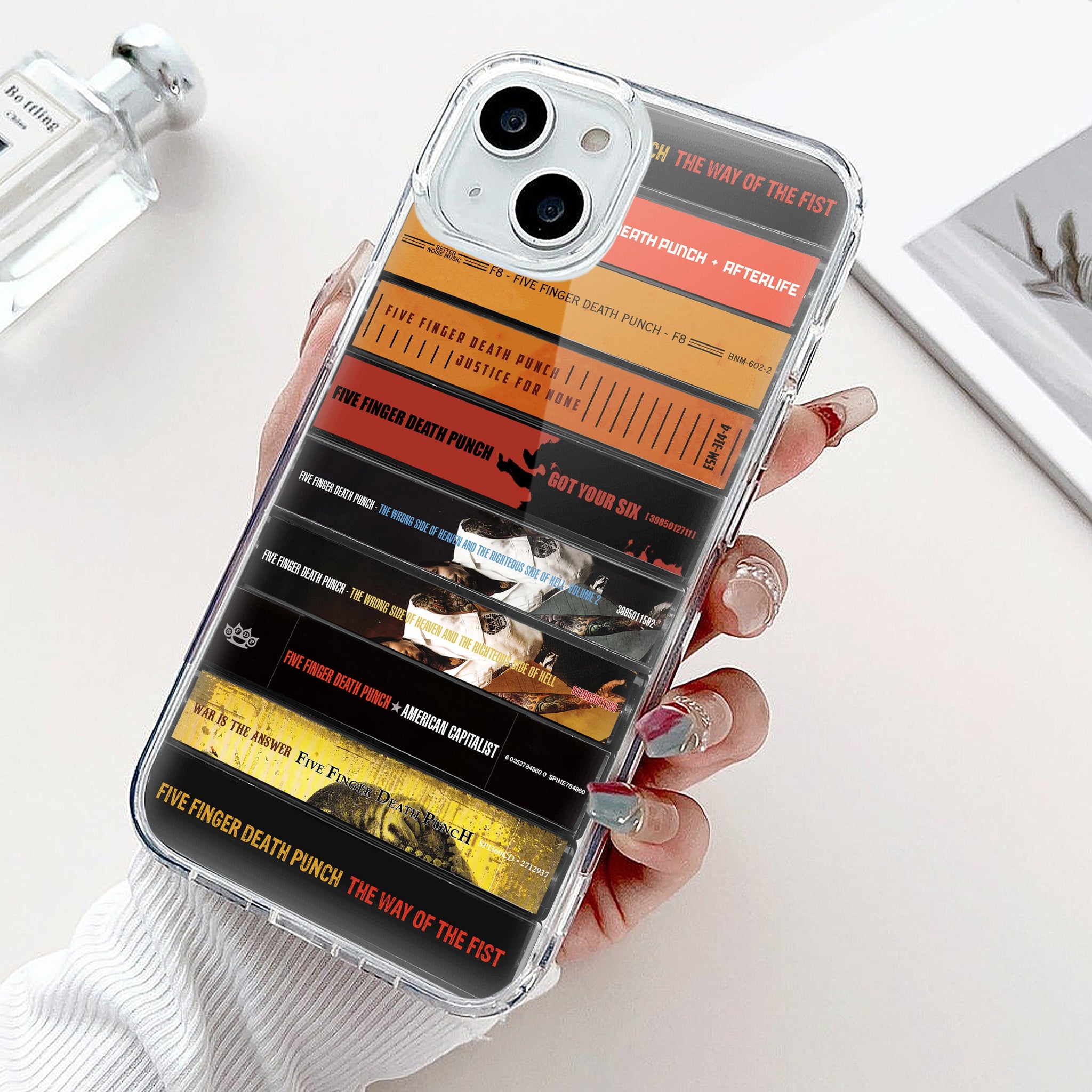 Five Finger Death Punch Albums Cassette Collection Retro Phone Case