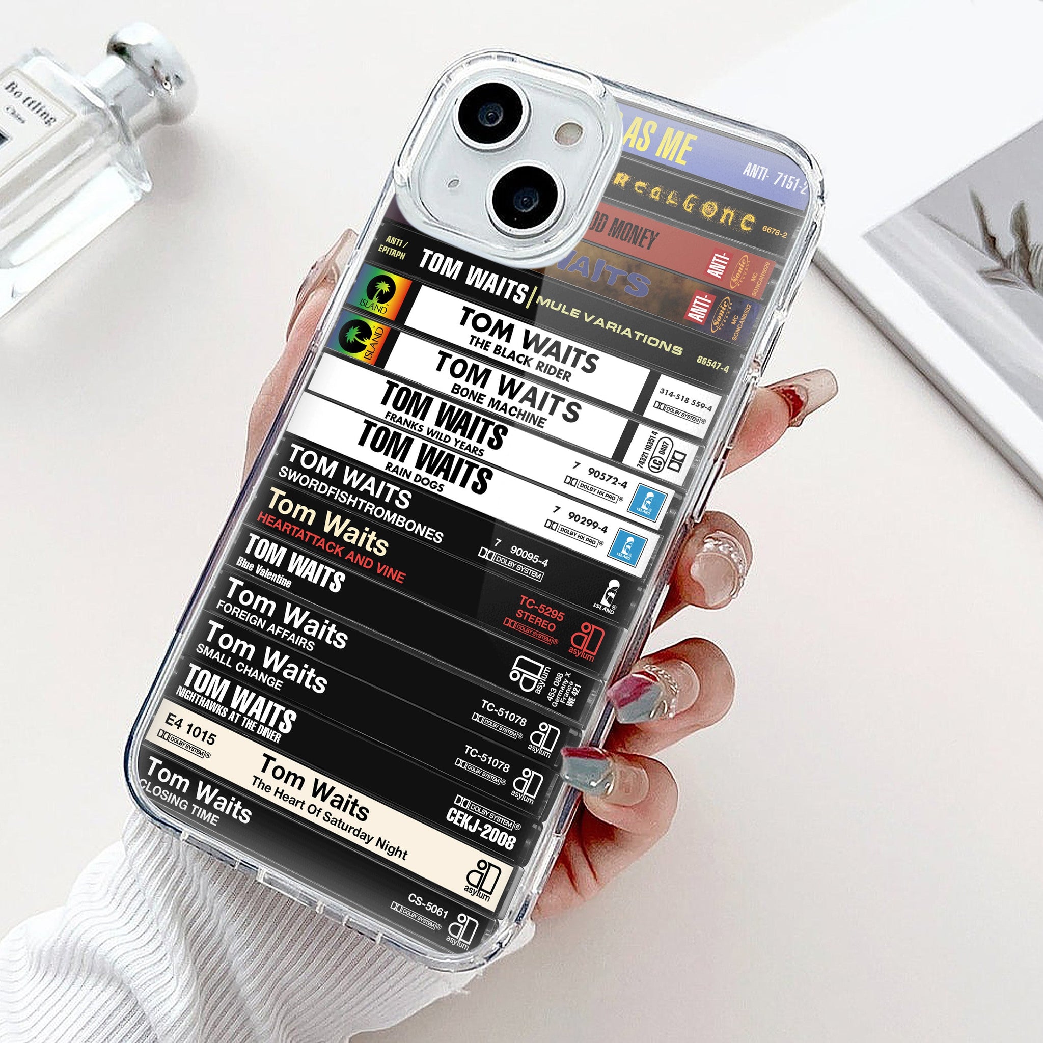 Tom Waits Albums Cassette Collection Retro Phone Case