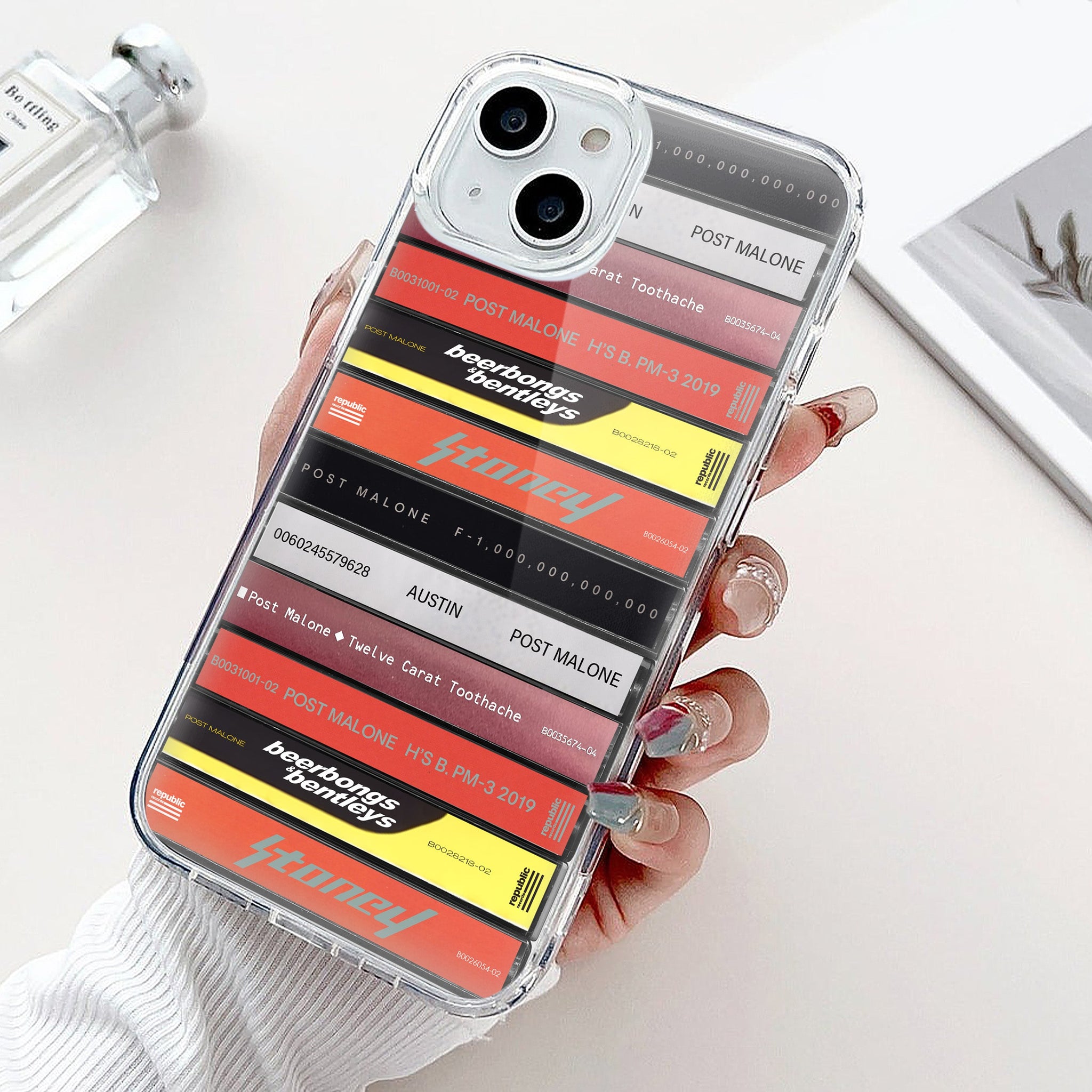 Post Malone Albums Cassette Collection Retro Phone Case