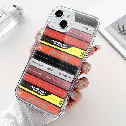 Post Malone Albums Cassette Collection Retro Phone Case