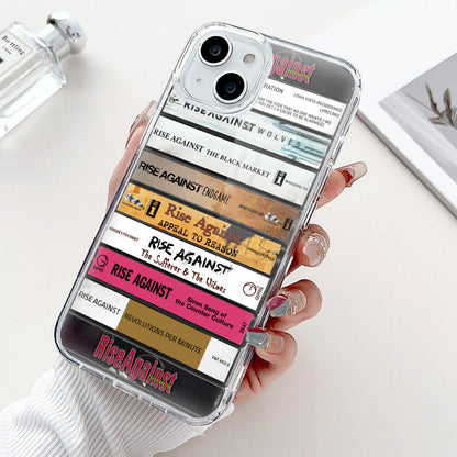 Rise Against Albums Cassette Collection Retro Phone Case