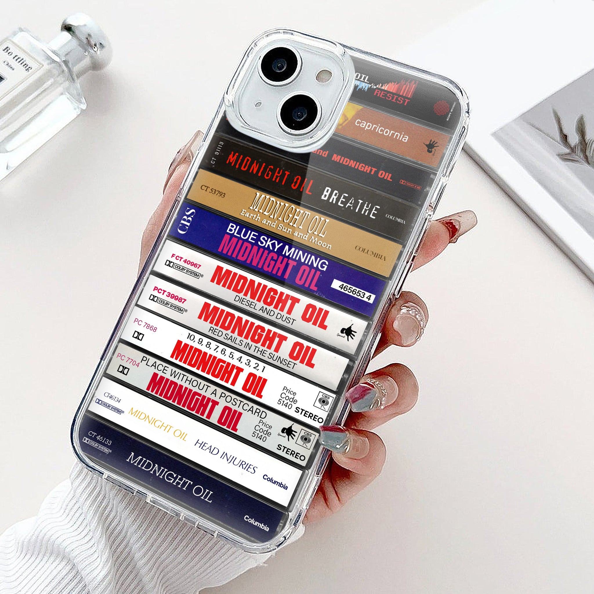 Midnight Oil Albums Cassette Collection Retro Phone Case