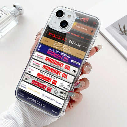 Midnight Oil Albums Cassette Collection Retro Phone Case