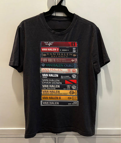 Van Halen Albums Cassette Retro Collection Premium Unisex T-Shirt