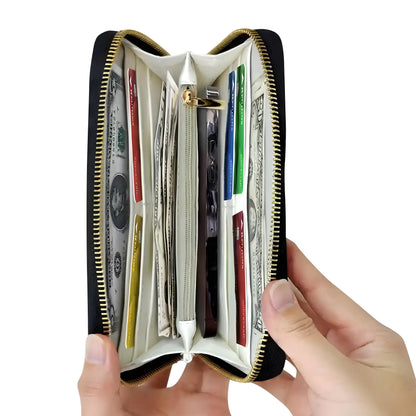 Aaliyah Albums Cassette Vintage Leather Long Wallet