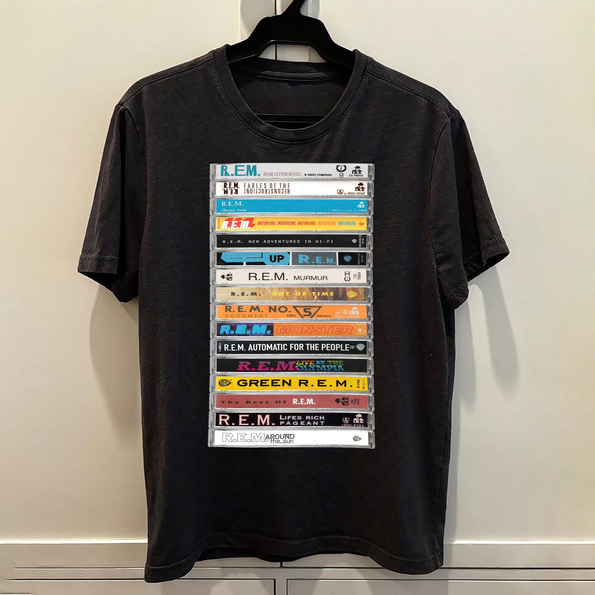 R.E.M Albums Cassette Retro Collection Premium Unisex T-Shirt