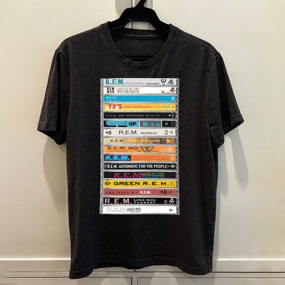 R.E.M Albums Cassette Retro Collection Premium Unisex T-Shirt