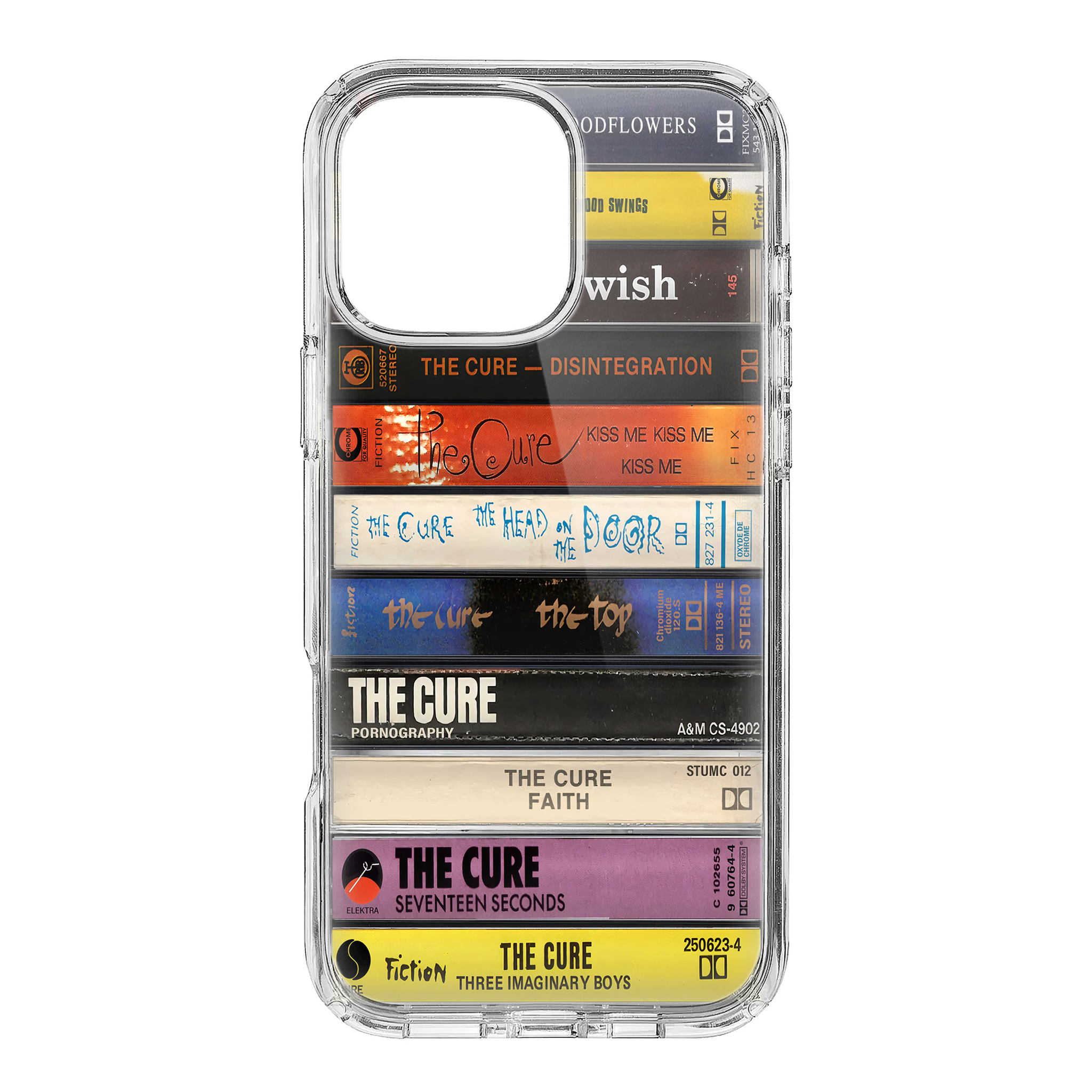 The Cure Albums Cassette Collection Retro MagSafe Phone Case