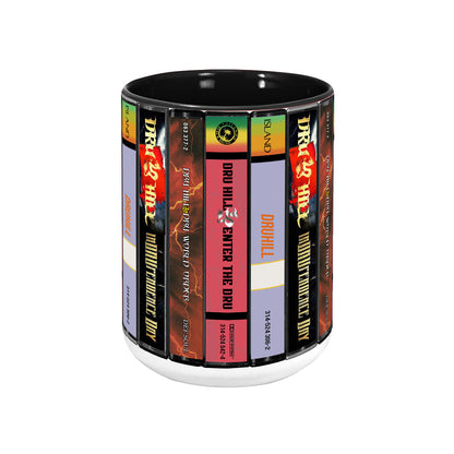 Dru Hill Albums Cassette Collection Retro Accent Edge-to-Edge Printed Mug