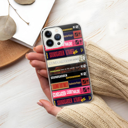 Soundgarden Albums Cassette Collection Retro Phone Case