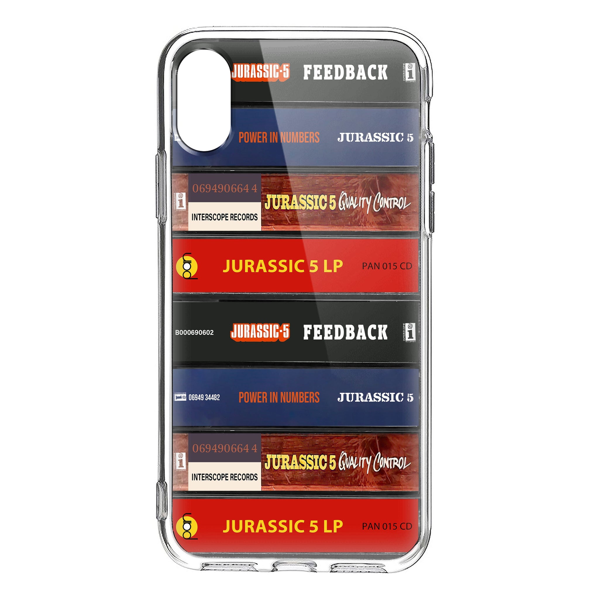 Jurassic 5 Albums Cassette Collection Retro Phone Case