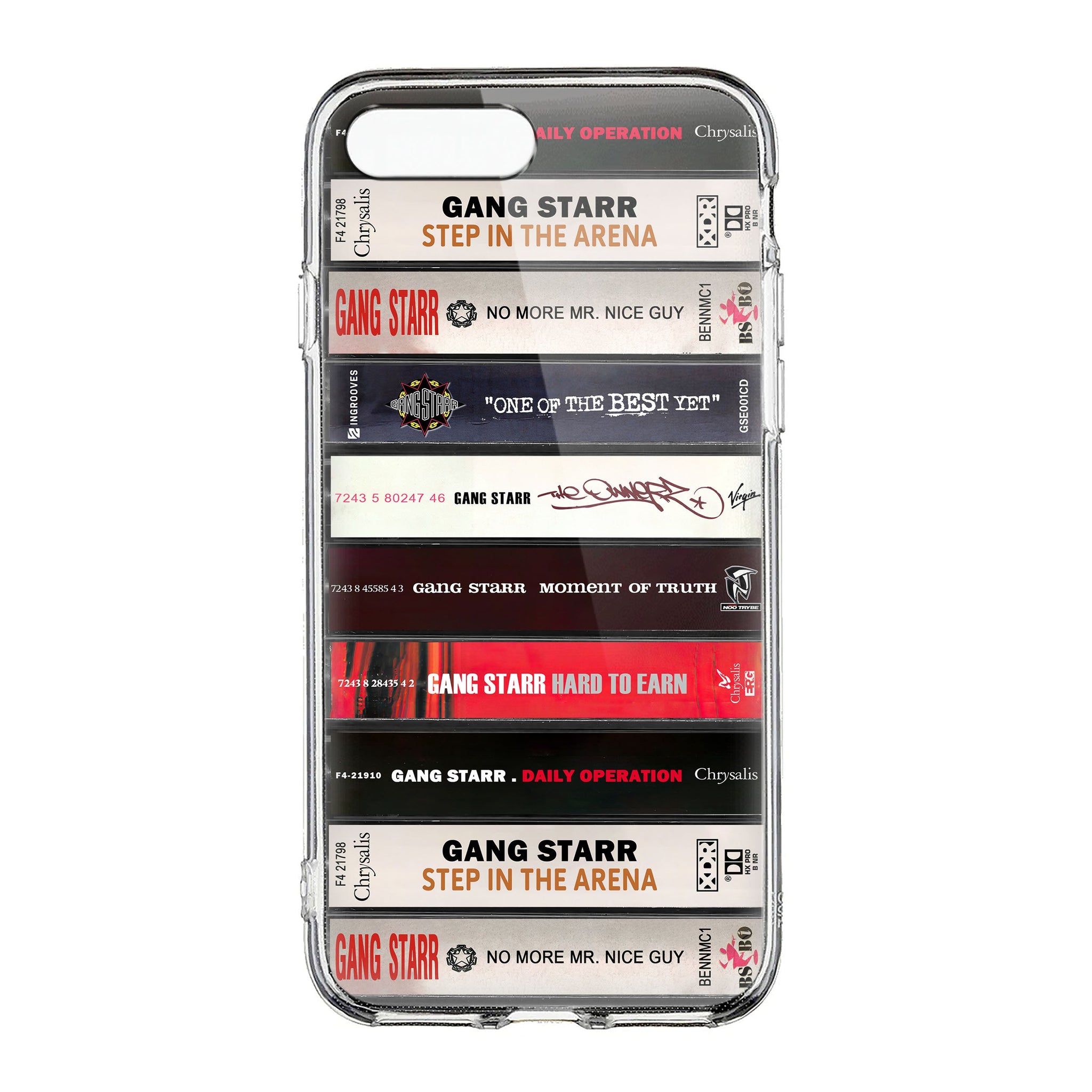Gang Starr Albums Cassette Collection Retro Phone Case